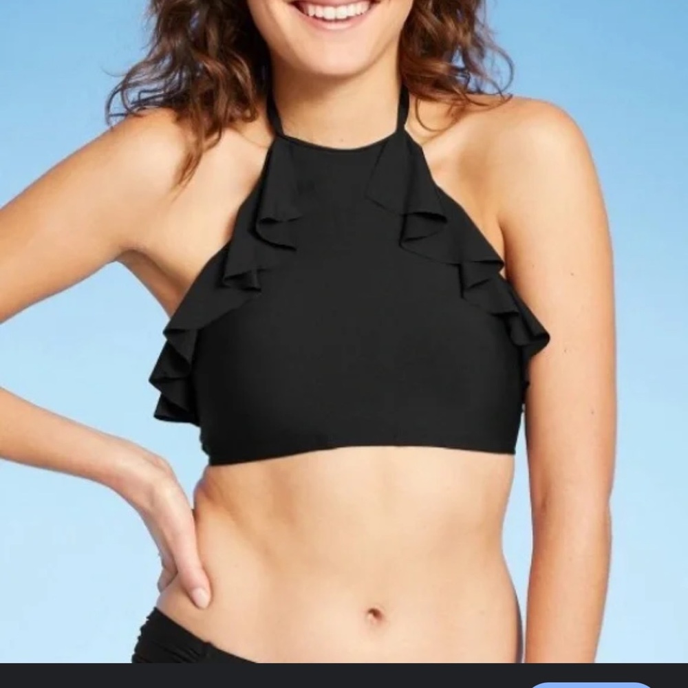 Angel Black Bikini Top